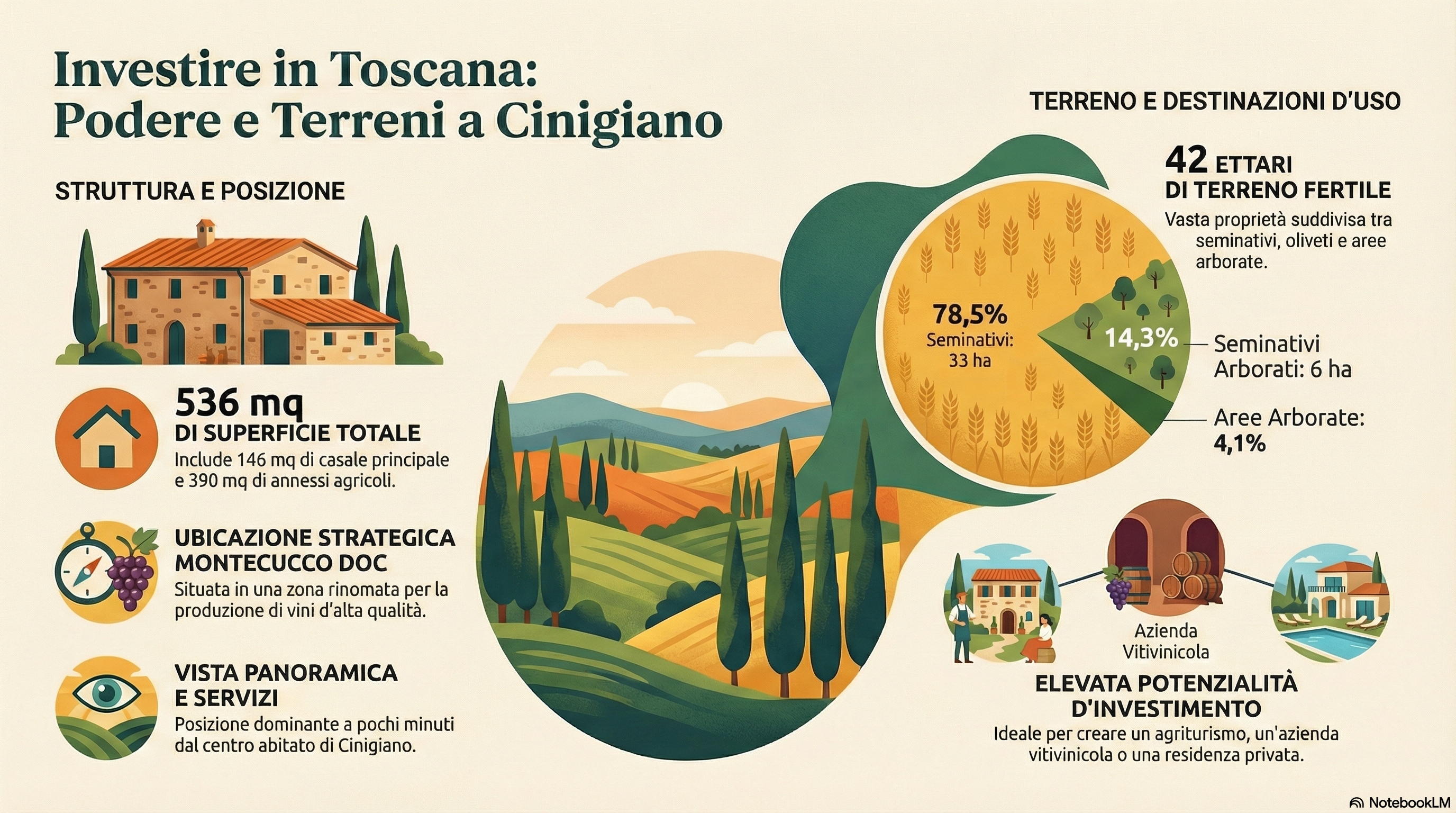 Anteprima flyer casale a Cinigiano